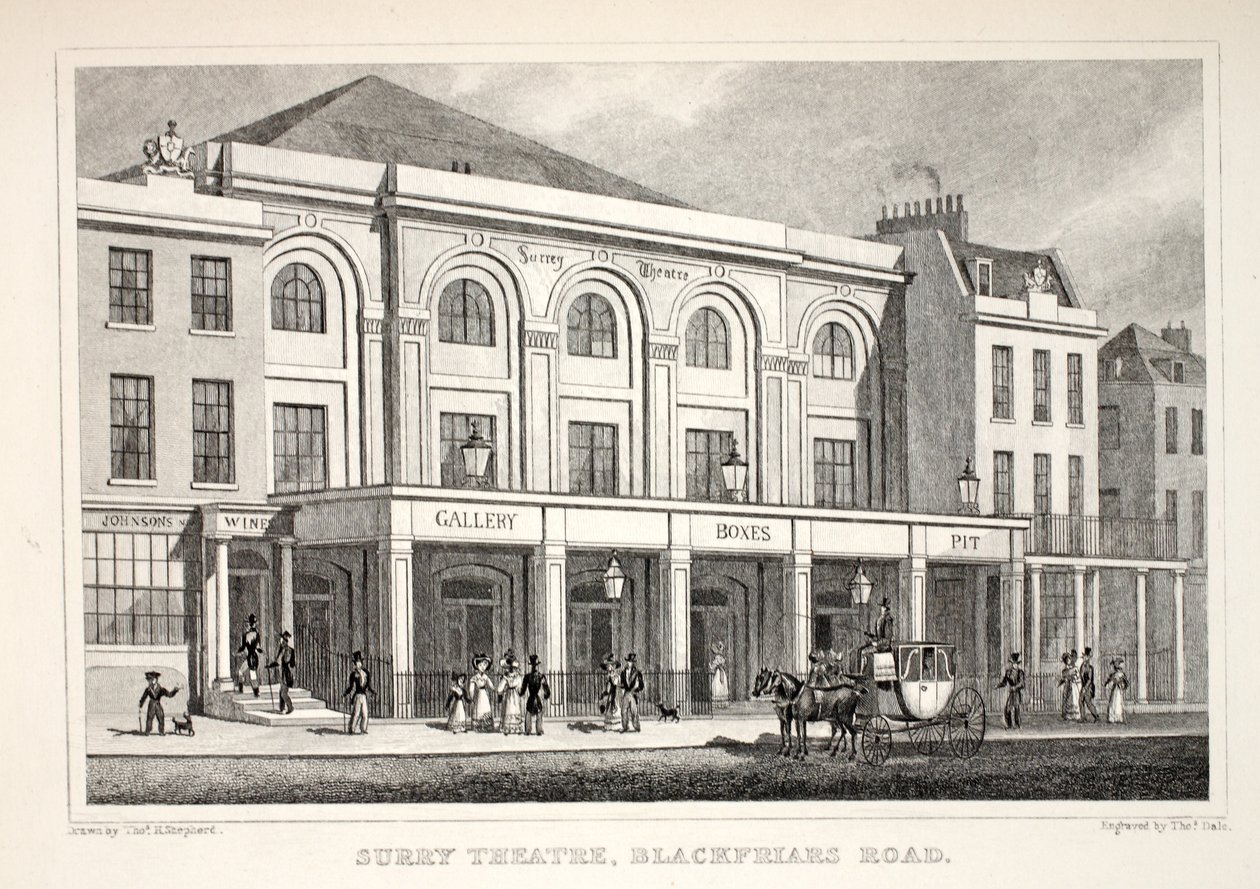 Teatro Surry, Blackfriars Road, de 