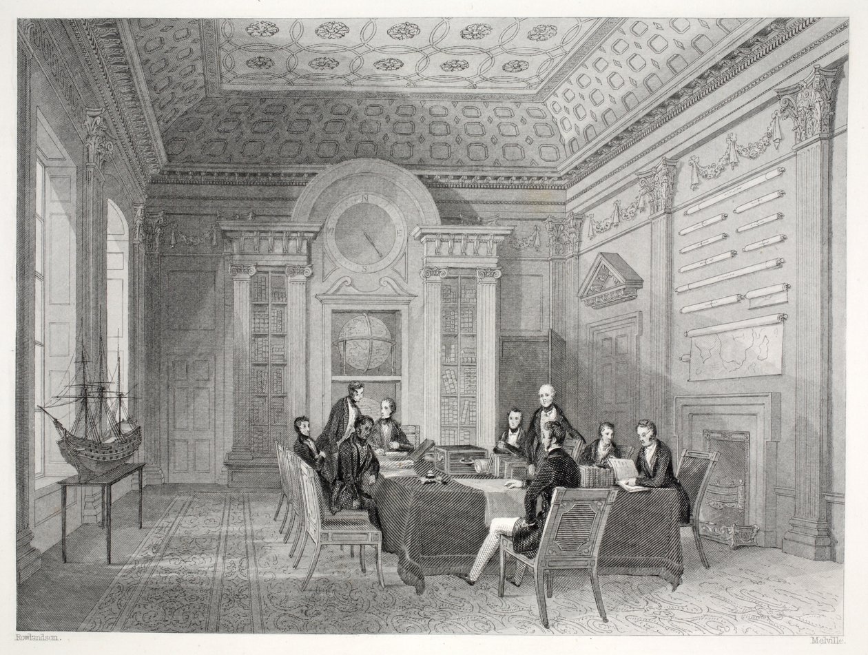 La sala de juntas del Almirantazgo, de 