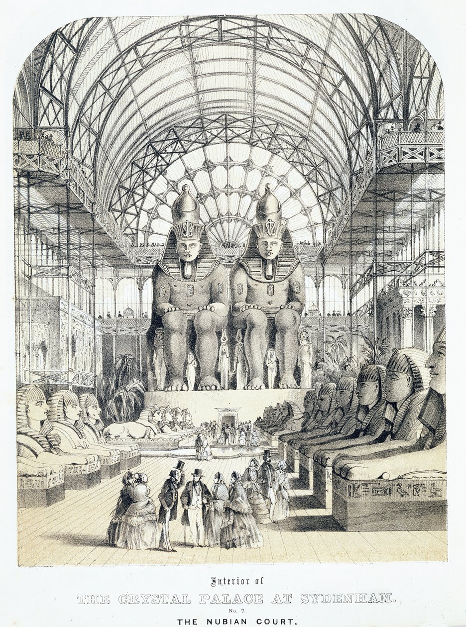 El tribunal nubio en el Palacio de Cristal en Sydenham, c.1851-1855 de Thomas Hosmer Shepherd