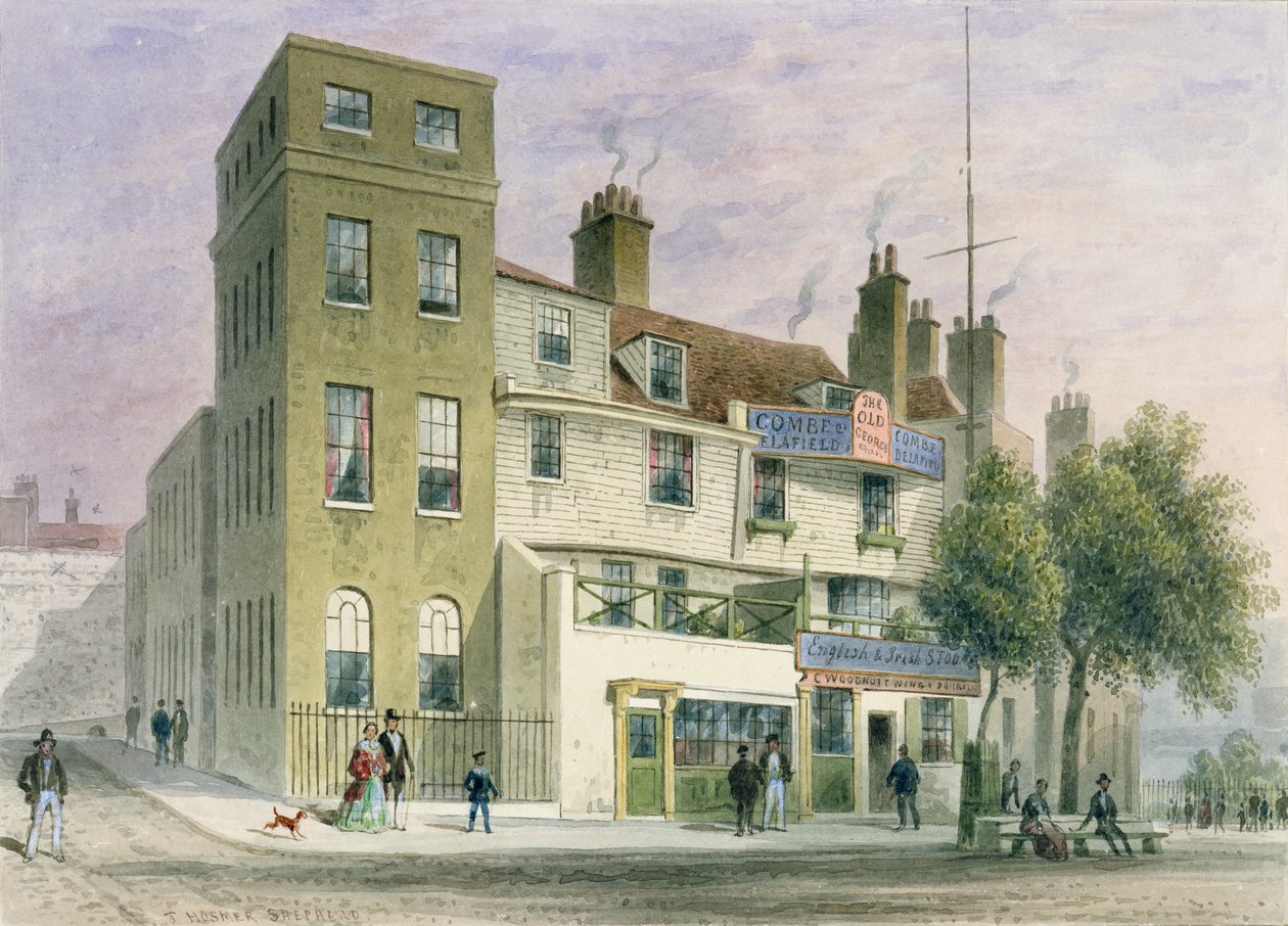El Viejo George en Tower Hill de Thomas Hosmer Shepherd