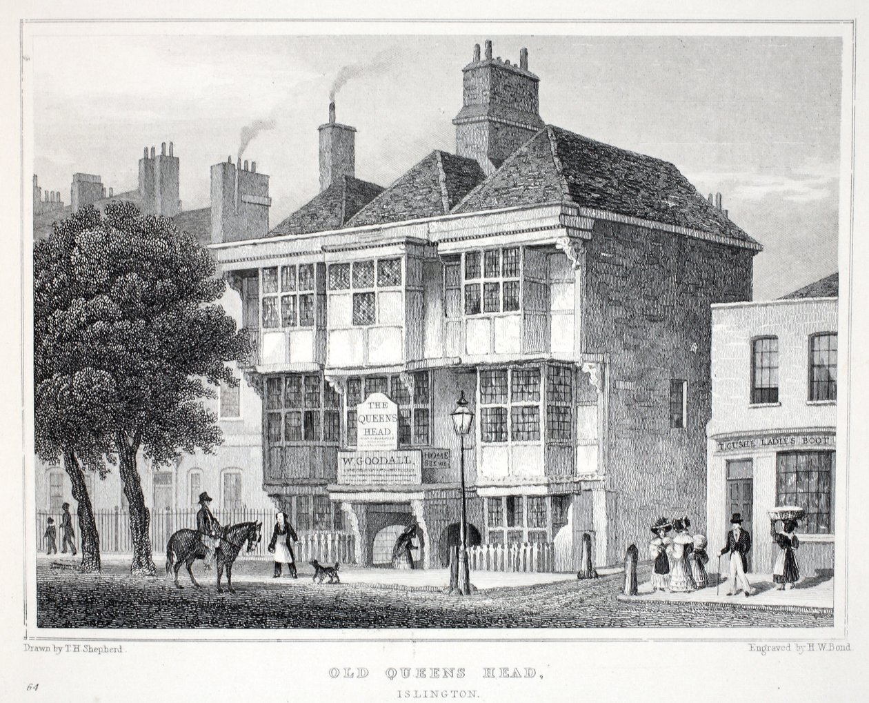 La vieja cabeza de la reina, Islington, de 