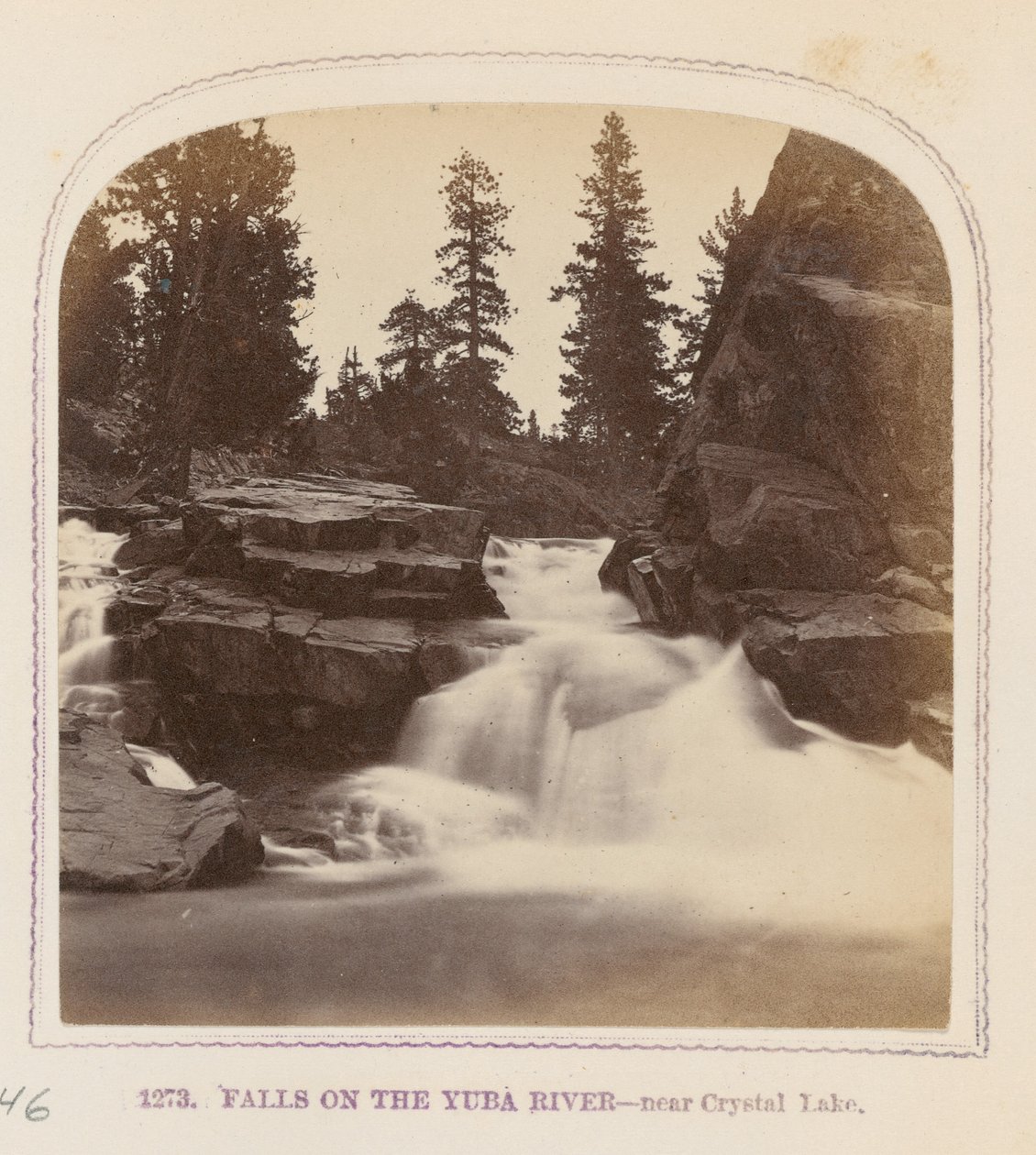 Cascadas del río Yuba - cerca de Crystal Lake de Thomas Houseworth