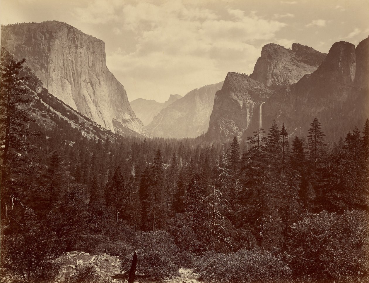 Yo-Semite Valley Desde Mariposa Trail de Thomas Houseworth and Company