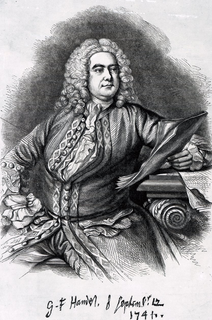 George Frederick Handel, 1749 de Thomas Hudson