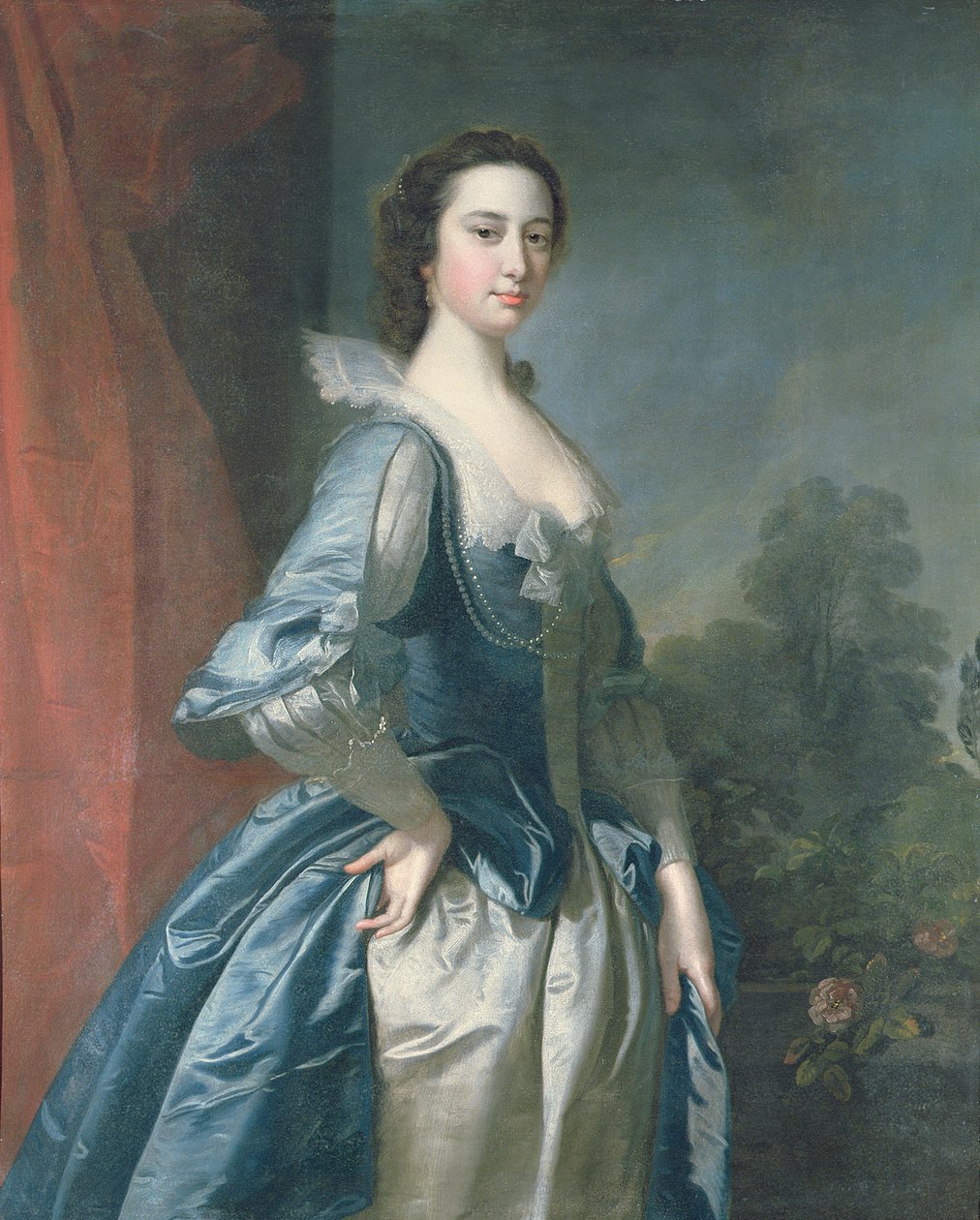 Retrato de una dama de Thomas Hudson