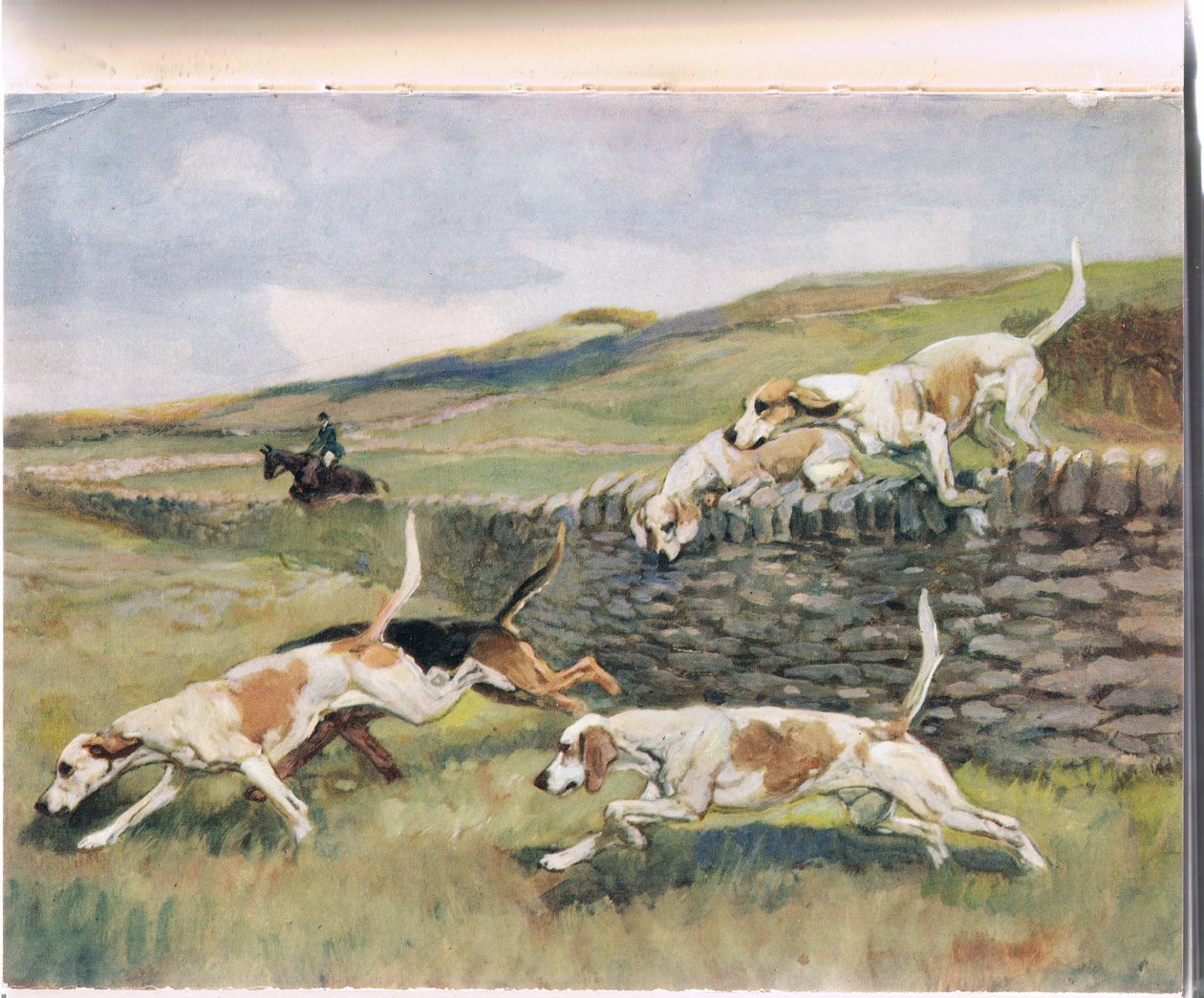 Cruzando el Muro, ilustración de 