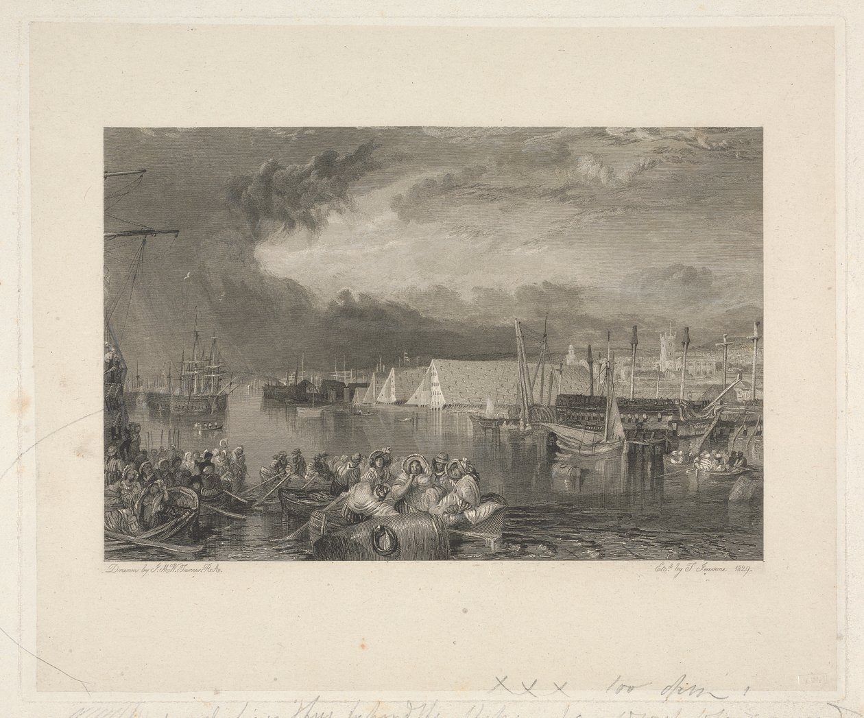 Devonport y astillero, Devonshire de Thomas Jeavons