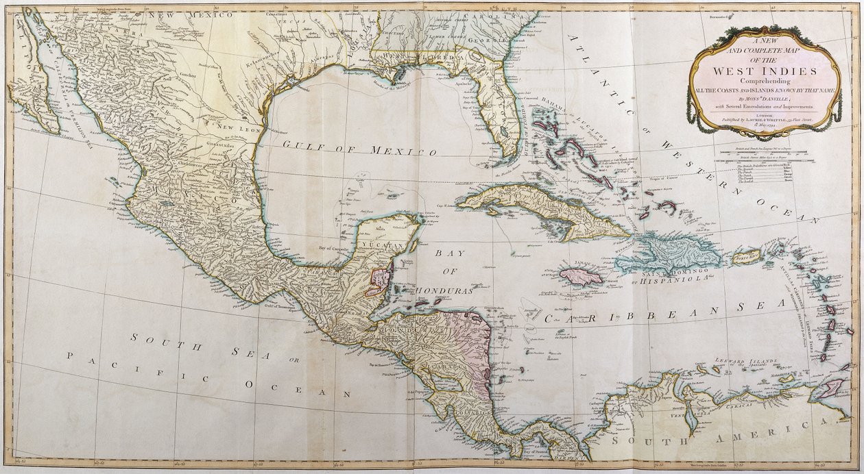 Las Islas de las Indias Occidentales, 1794-1801 de Thomas Jefferys