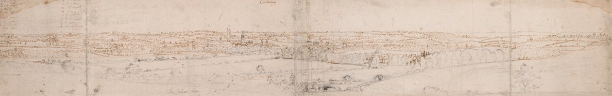 Vista de Canterbury de Thomas Johnson