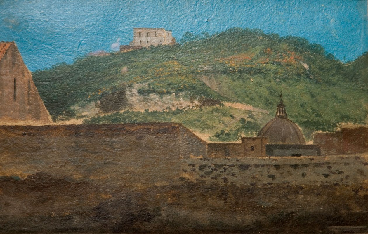 Una Colina Cerca de Nápoles, 1782 de Thomas Jones