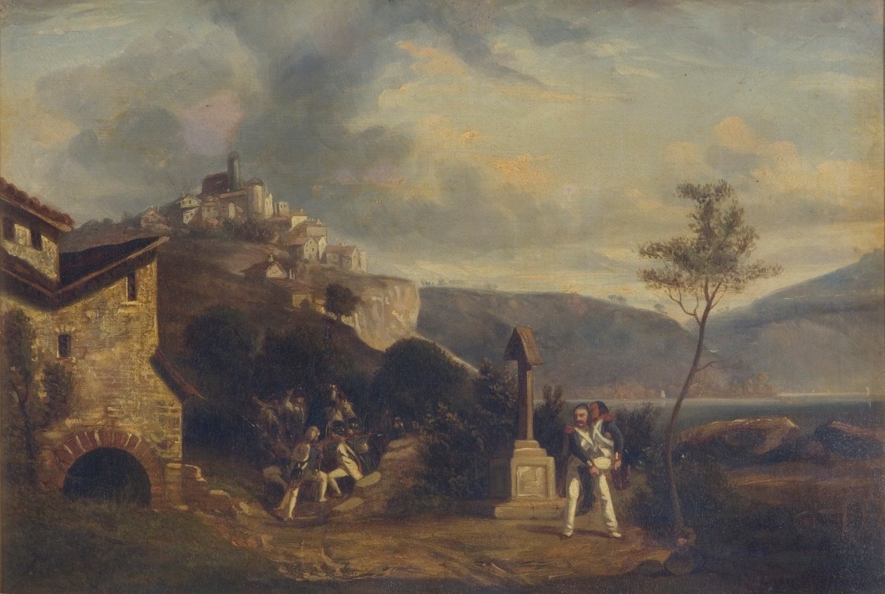 Un incidente en las guerras napoleónicas, 1830-1882 de Thomas Jones Barker