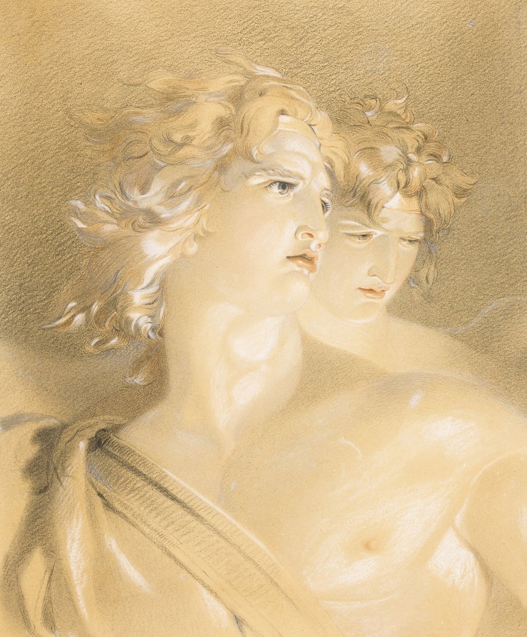 Ángel caído - Satanás como un ángel caído de Thomas Lawrence