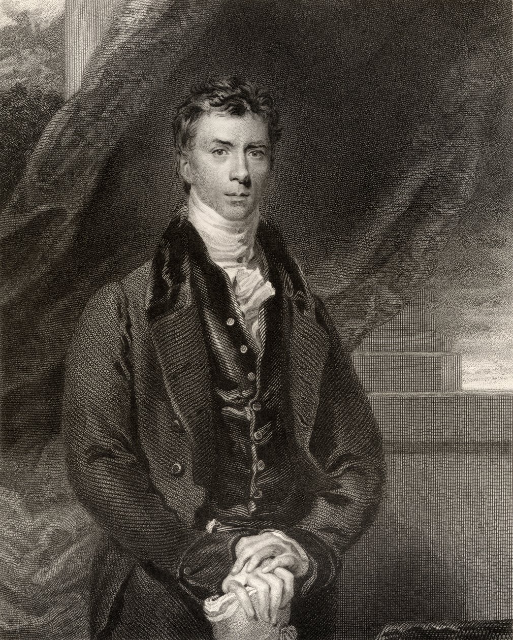 Henry Peter Brougham, 1er Barón Brougham y Vaux, grabado por H. Robinson, de 