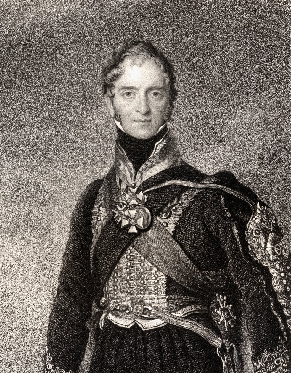 Henry William Paget, 1er Marqués de Anglesey, grabado por Samuel Freeman (1773-1857) de Thomas Lawrence