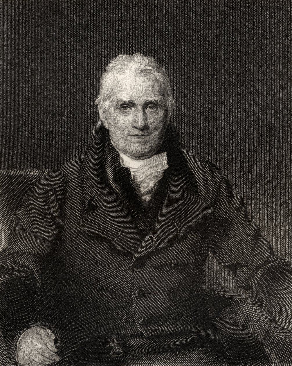 John Scott, grabado por H. Robinson, de 