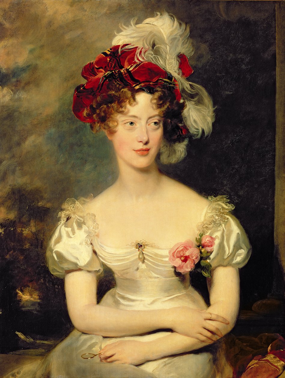 Marie-Caroline de Borbón (1798-1870) Duquesa de Berry, c.1825 de Thomas Lawrence