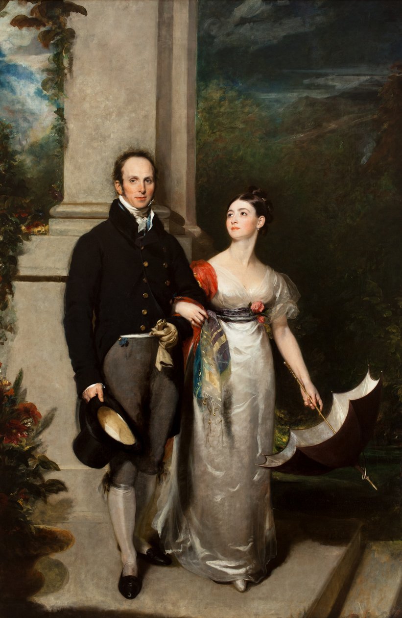 Mr and Mrs James Dunlop, c.1825 (óleo sobre lienzo) de Thomas Lawrence