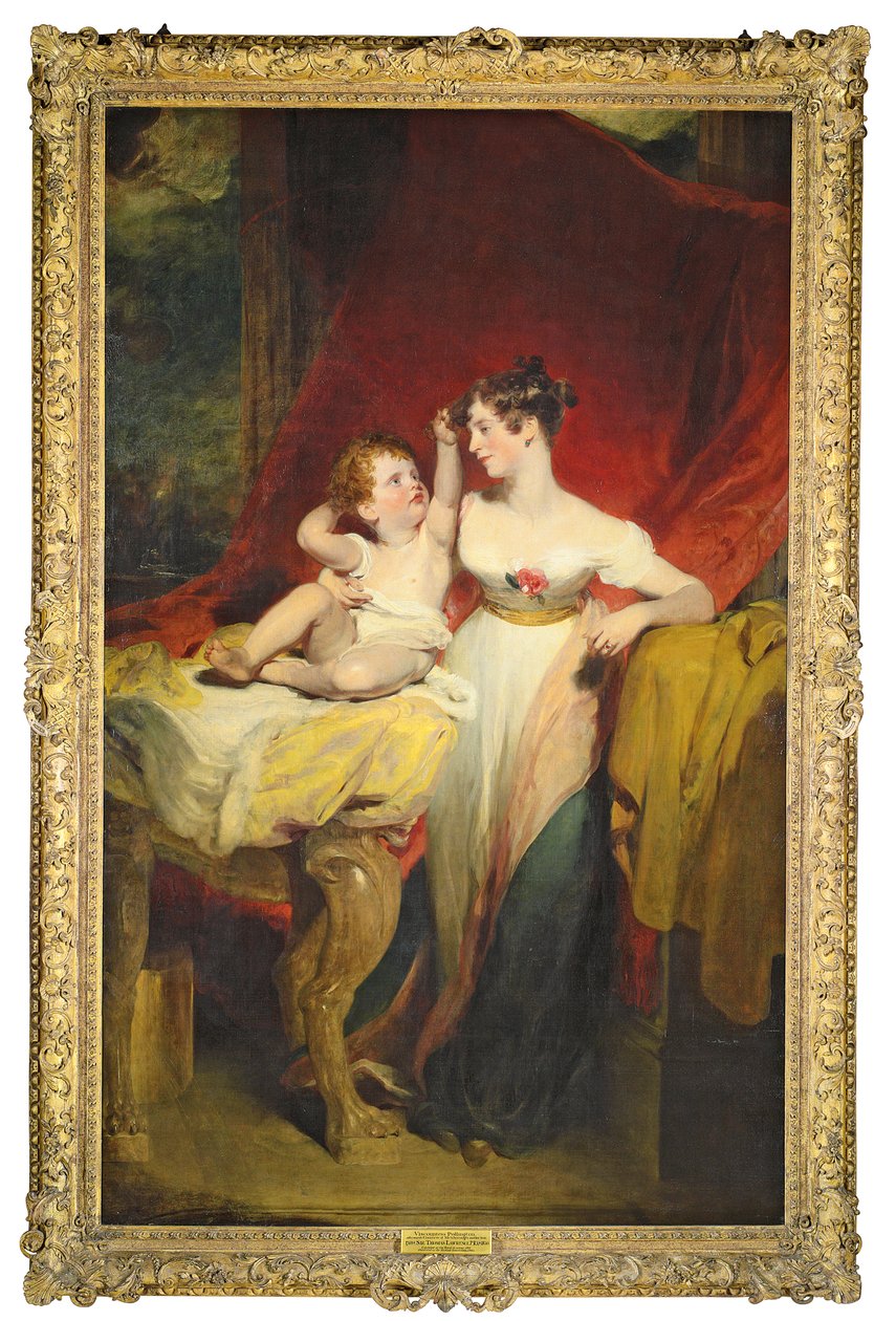 Retrato de Anne, Vizcondesa Pollington, luego Condesa de Mexborough, con su hijo, John Charles, más tarde 4º Conde de Mexborough de Thomas Lawrence