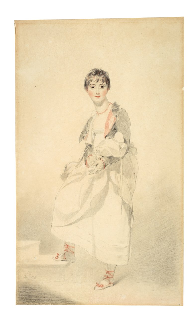 Retrato de Lady Frances Hamilton (1795-1860) de Thomas Lawrence