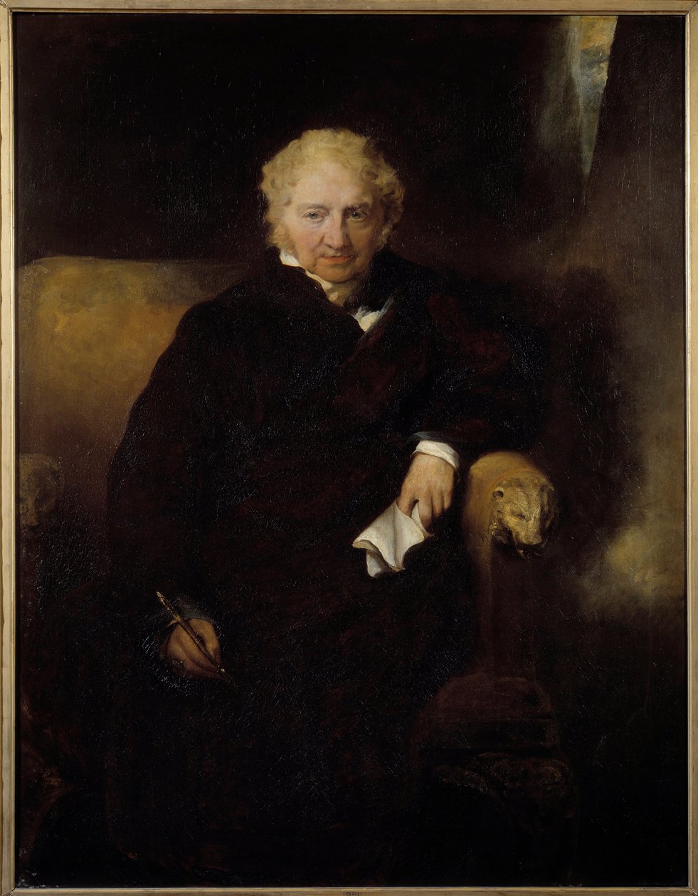 Retrato del Pintor Henri Fussli (o Fuseli) (1741-1825). Pintura de Sir Thomas Lawrence (1769-1830) de Thomas Lawrence