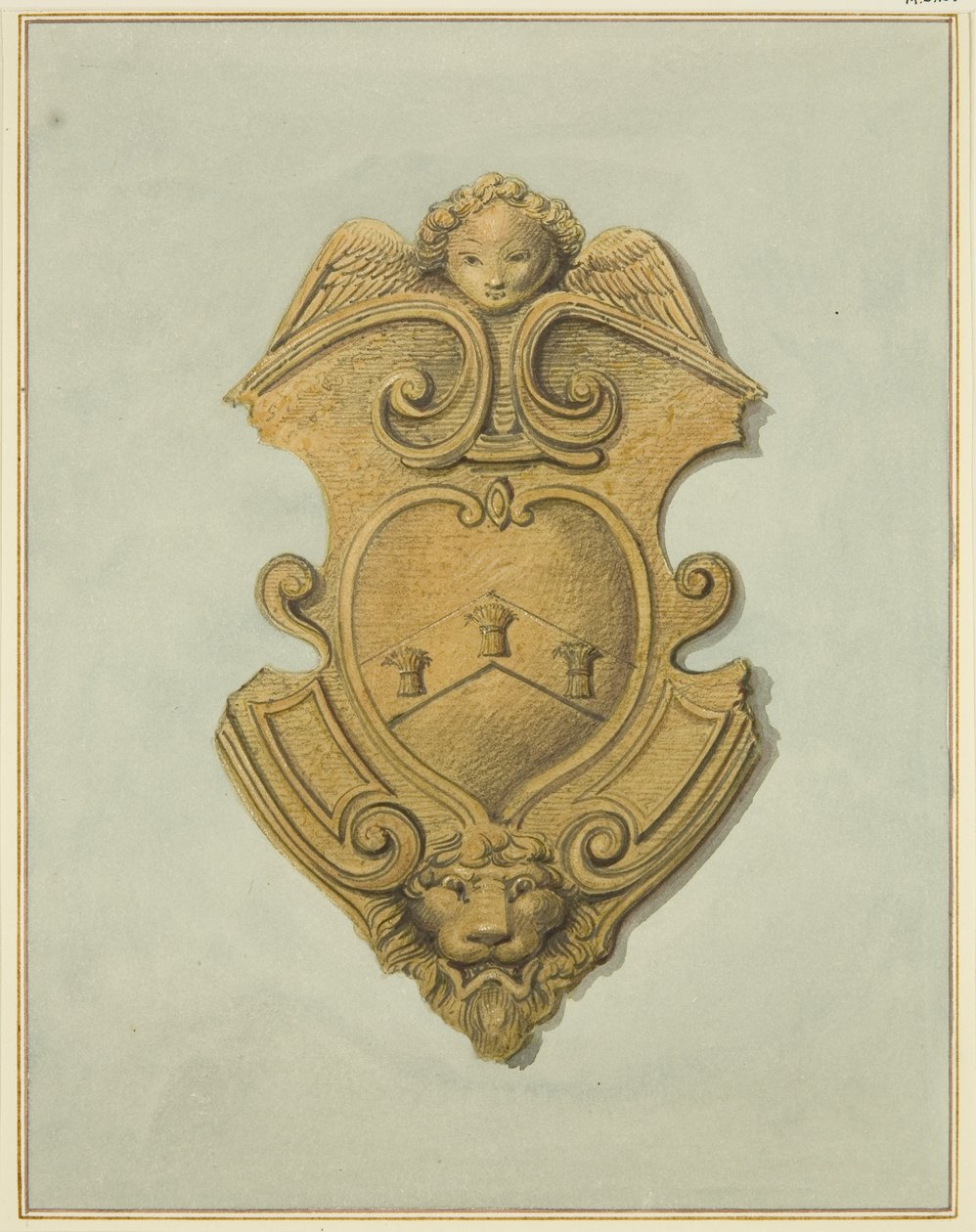 Escudo de Newton sobre la puerta de Barr