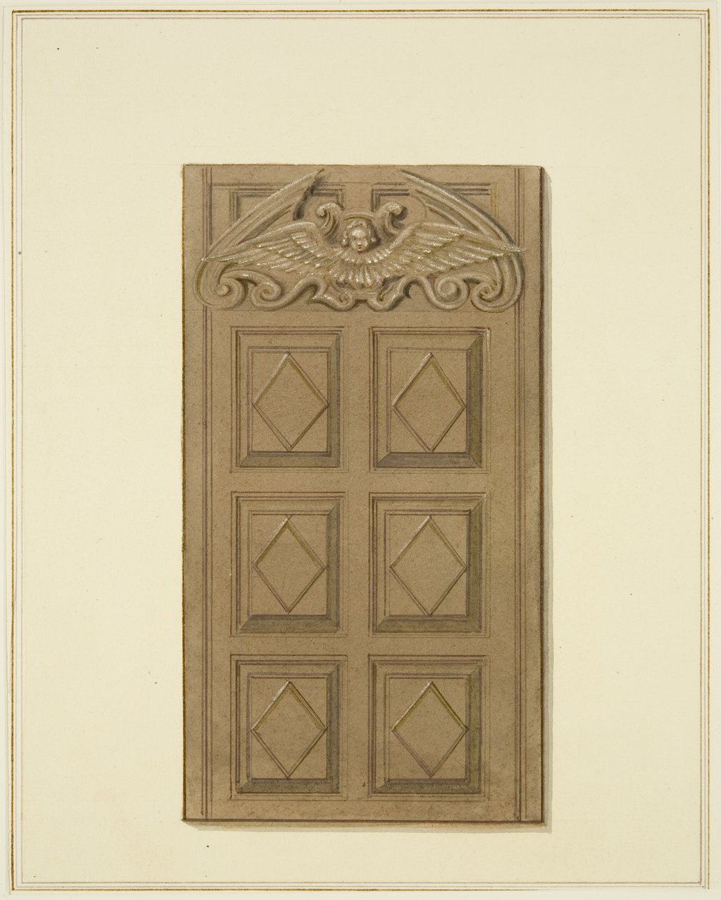 Puerta a la izquierda de las instalaciones de Mereweather entre Nicholas Street y Corn Street de Thomas Leeson the Elder Rowbotham