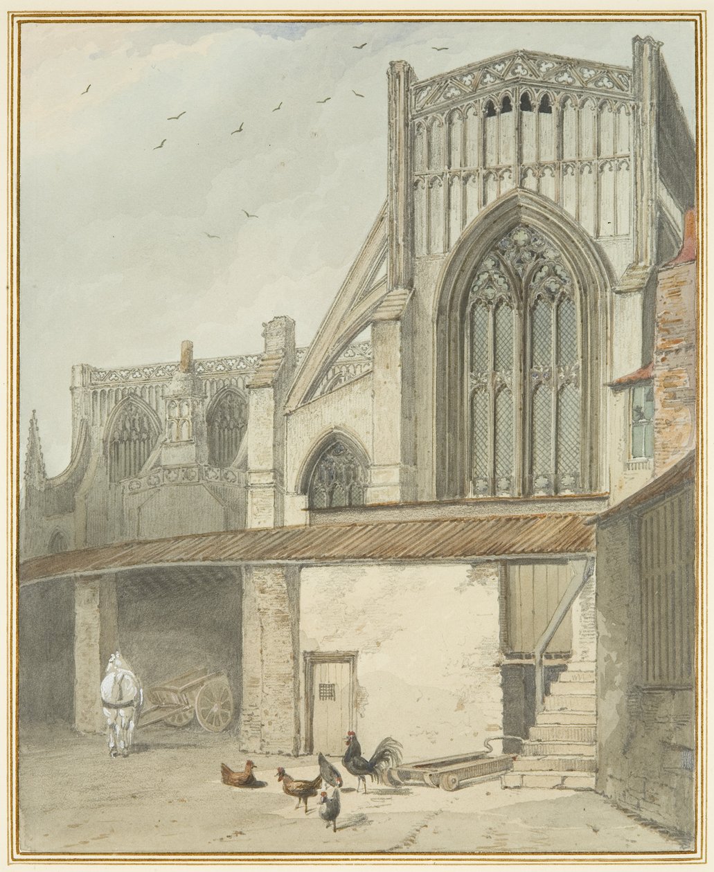 Extremo del transepto norte de St Mary Redcliffe de Thomas Leeson the Elder Rowbotham