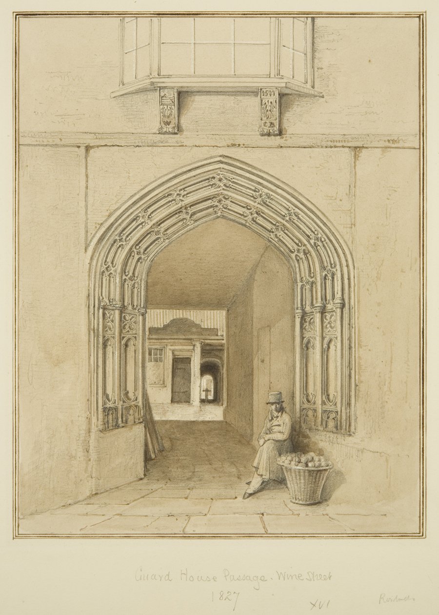 Pasaje de la Casa de Guardia, Wine Street de Thomas Leeson the Elder Rowbotham