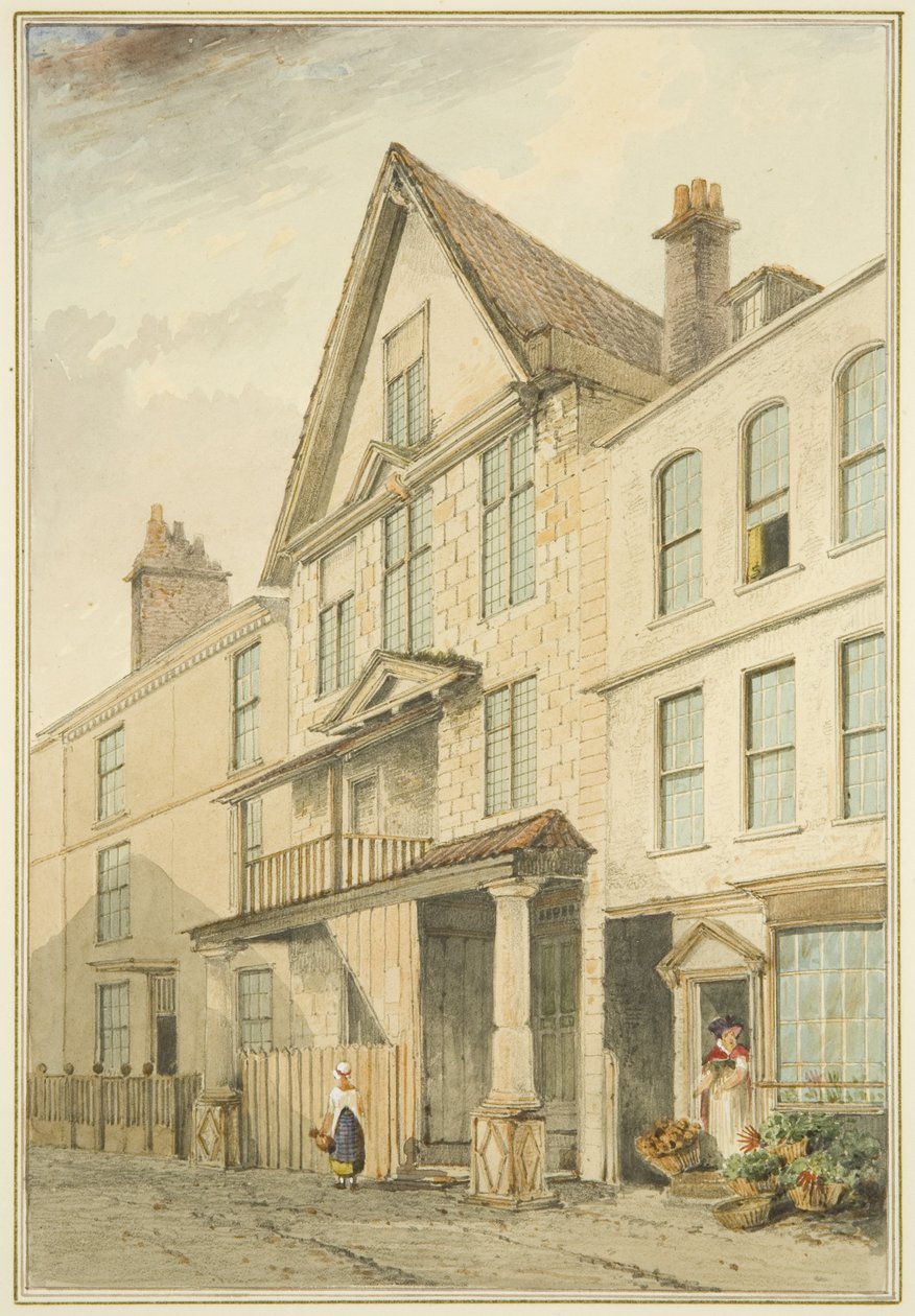 Casa en la Esquina de Broad Plain y Goat Alley de Thomas Leeson the Elder Rowbotham