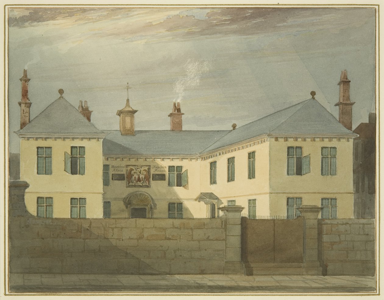Almshouses de Merchant Taylors, Merchant Street de Thomas Leeson the Elder Rowbotham