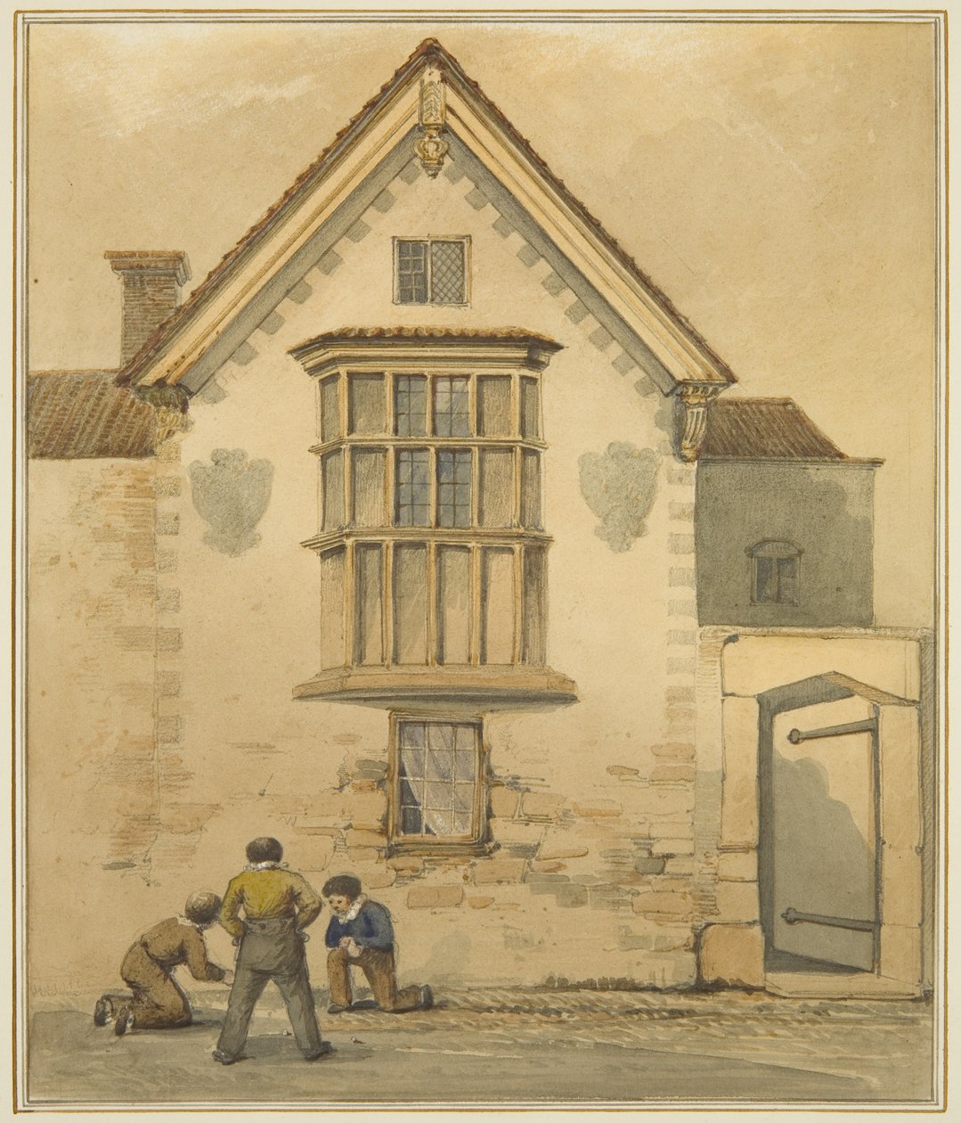 Casa Antigua, llamada el Palacio, en Pile Street de Thomas Leeson the Elder Rowbotham