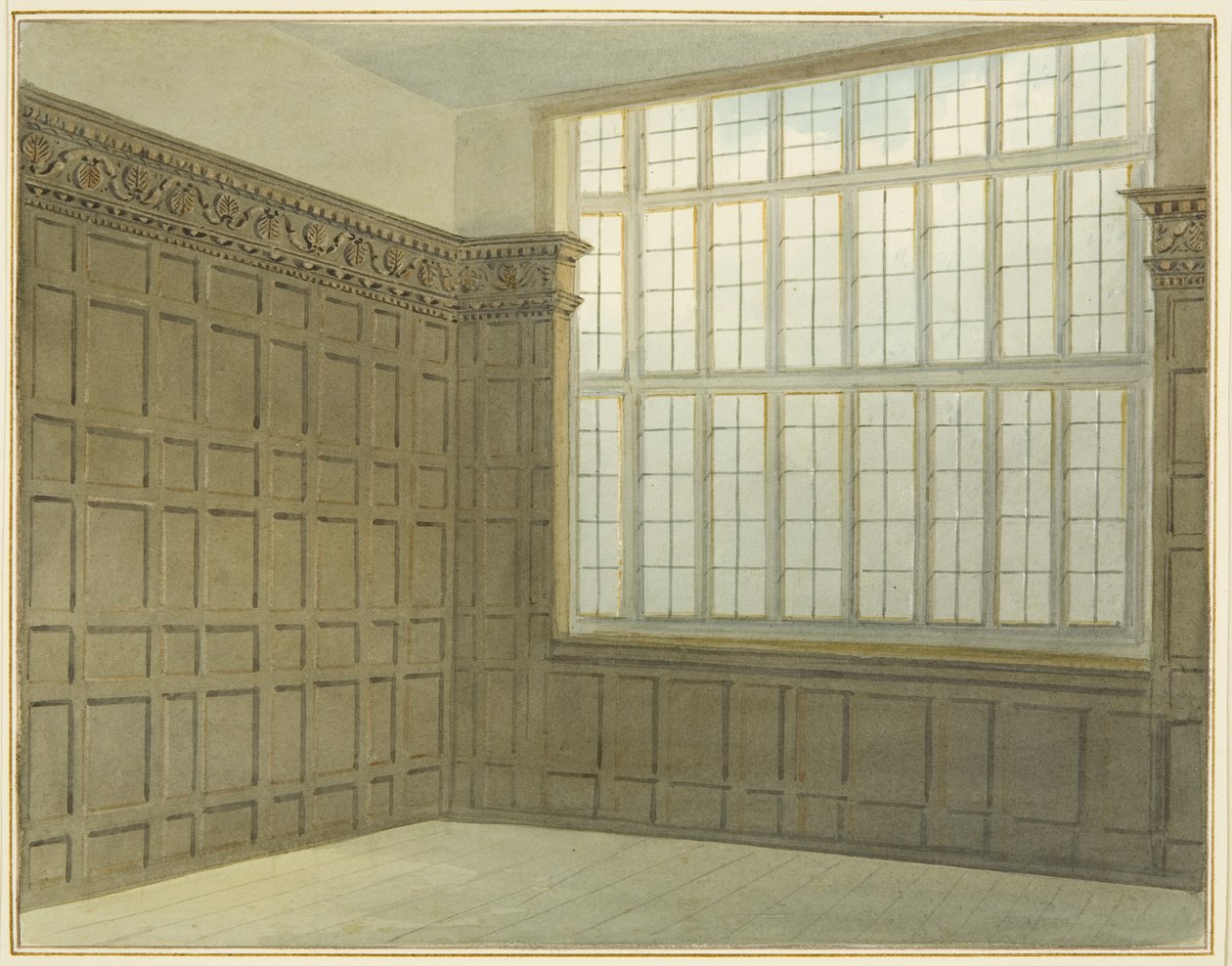 Habitación en el lado norte de la Casa de la Moneda, ahora Hospital de San Pedro de Thomas Leeson the Elder Rowbotham