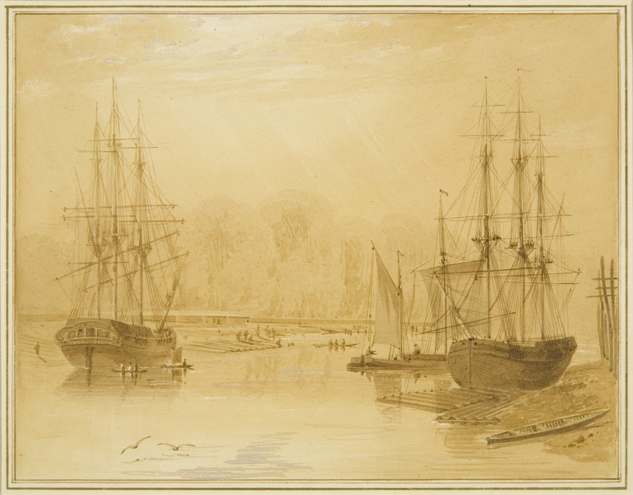 Ropewalk en Wapping, West Indiaman 