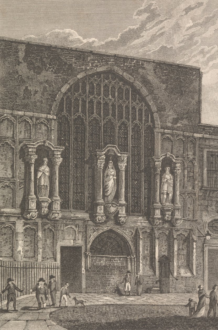 Vista de la capilla de St. Magdelen, Guildhall de Thomas Lord Busby