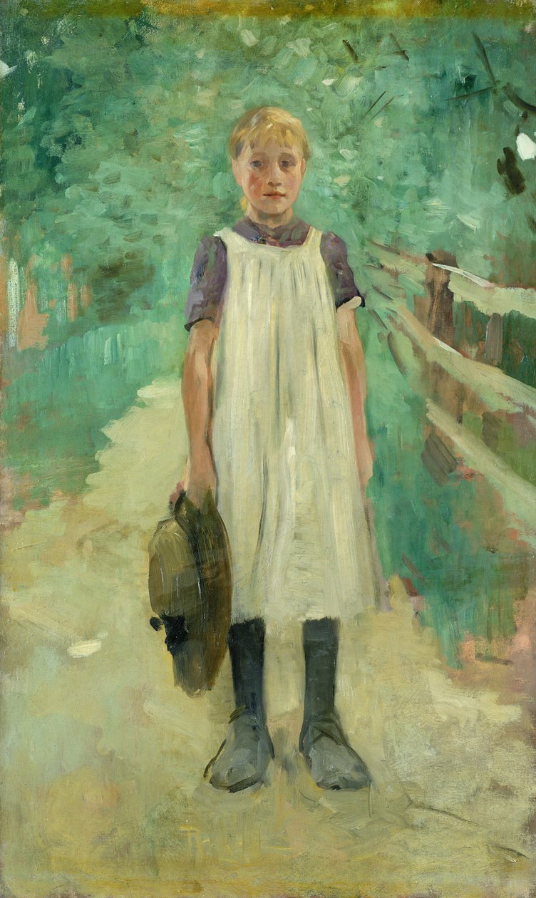 Una campesina, 1895 de Thomas Ludwig Herbst