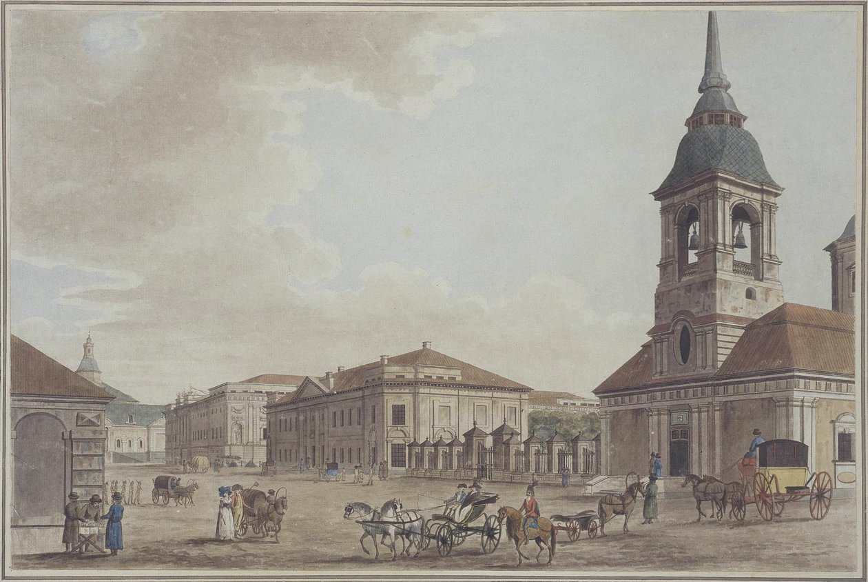 Avenida Liteyny en San Petersburgo, 1790 de Thomas Malton the Elder