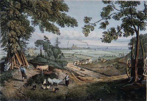 Vista desde las laderas del Arco de Highgate de Thomas Mann Baynes