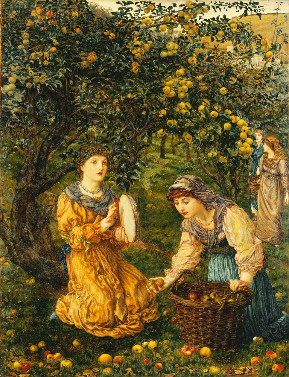 Recolectando manzanas de Thomas Matthews Rooke