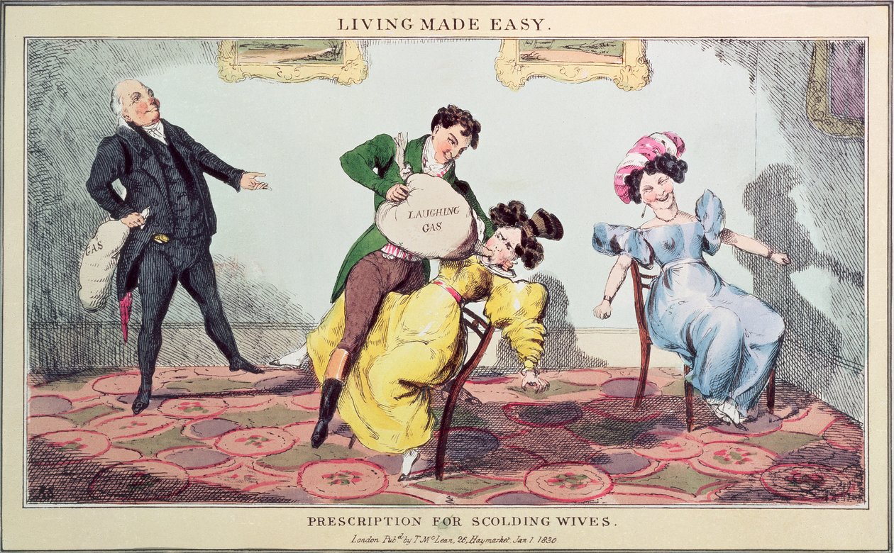 Living Made Easy: Prescription for scolding wives, impreso por J. Netherclift, pub. 1830 (impresión) de Thomas McLean