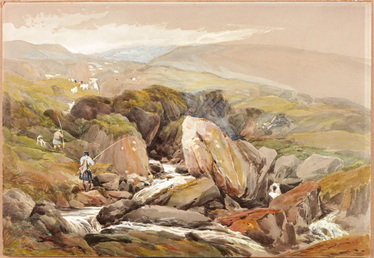 Una vista en las Tierras Altas de Thomas Miles II Richardson