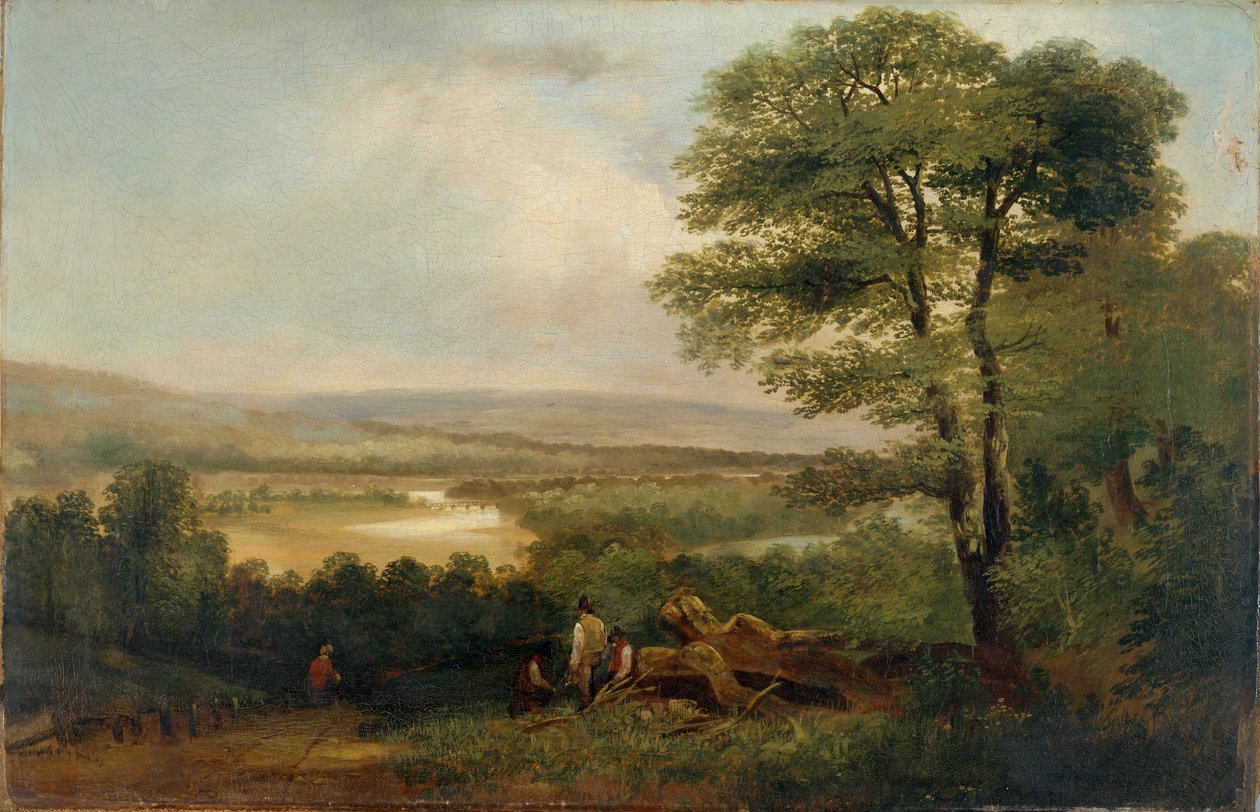 Paisaje: vista en Northumberland de Thomas Miles Richardson