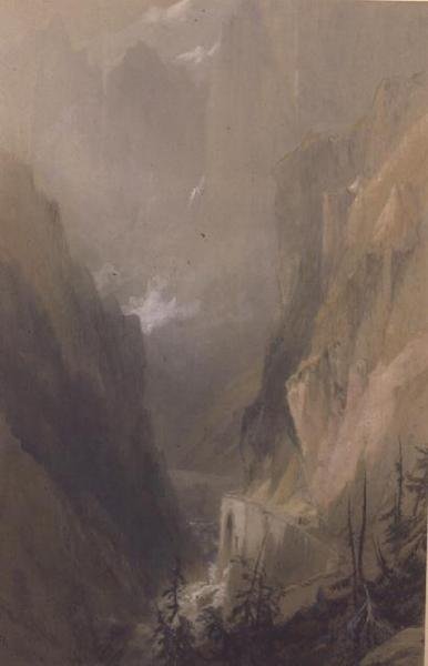 El puente del diablo, San Gotardo de Thomas Miles Richardson