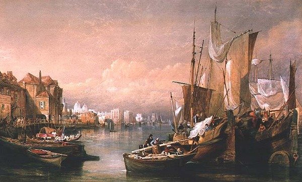 El Támesis en Greenwich de Thomas Miles Richardson