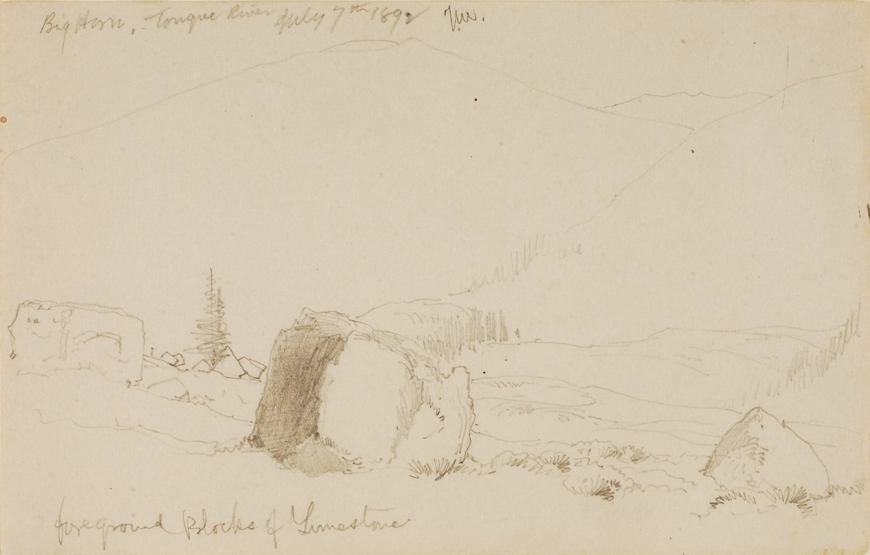 Big Horn, río Tongue de Thomas Moran