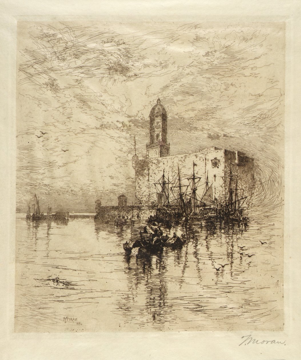 Castillo de San Juan de Vlua, Vera Cruz de Thomas Moran