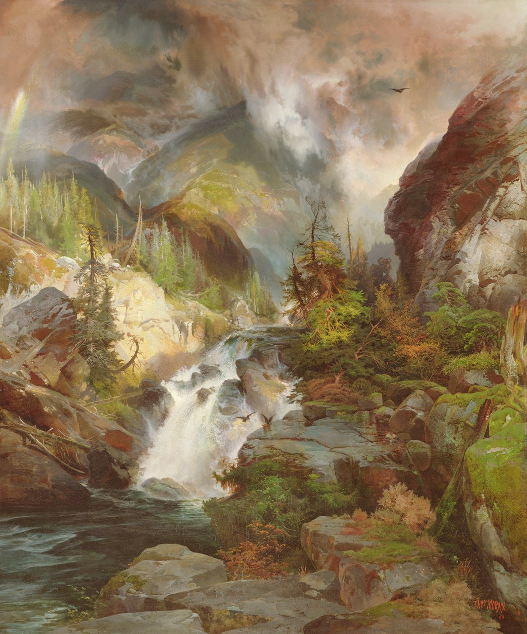 Niños de la Montaña, 1867 de Thomas Moran
