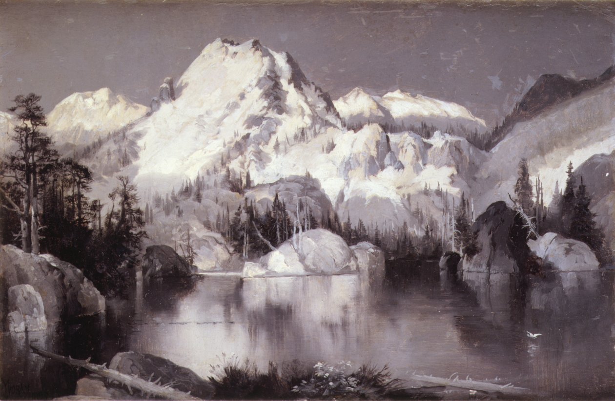 Lago Cristal de Thomas Moran