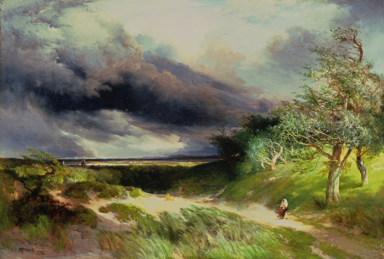 East Hampton, Long Island, Dunas de Arena, 1892 de Thomas Moran