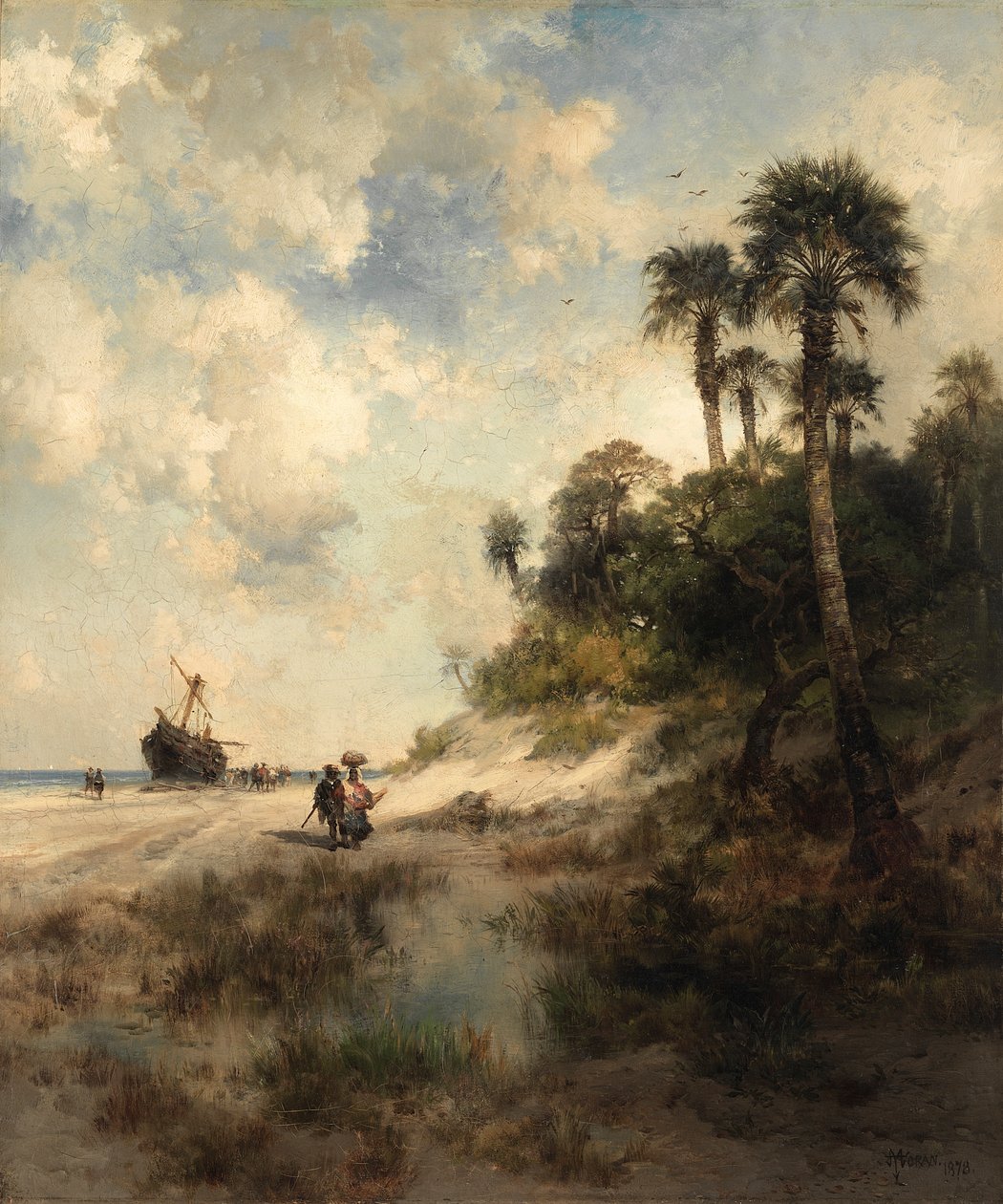 isla fuerte george, florida de Thomas Moran
