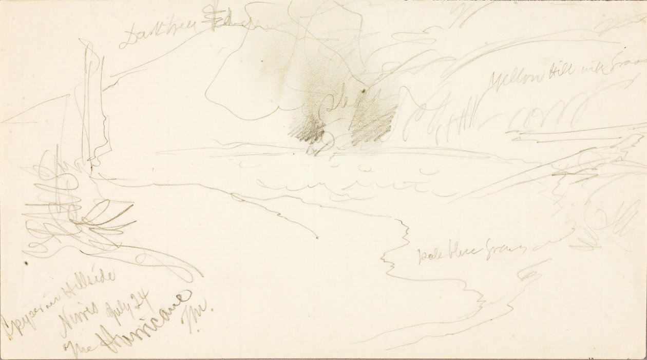 Geyser en Hillside, Norris, el Huracán de Thomas Moran
